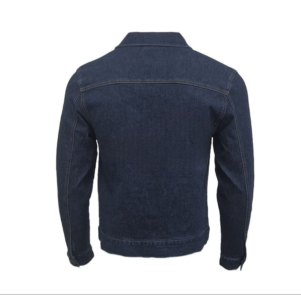 HoodLamb Men's Indigo Denim Hemp Jacket Shirt 420 MTJ009 NWT