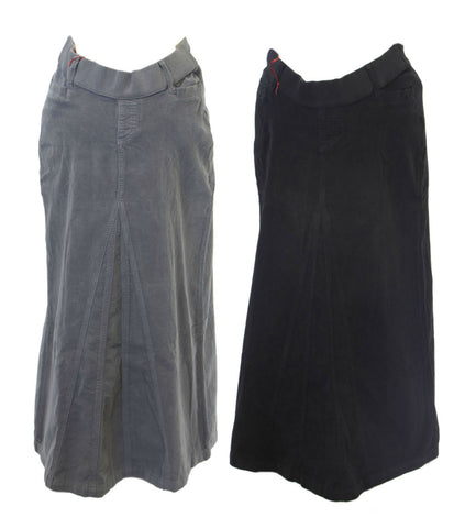 Elly B by OLIAN Maternity Women's Velvet Maxi Skirt 027448E $86 NWT