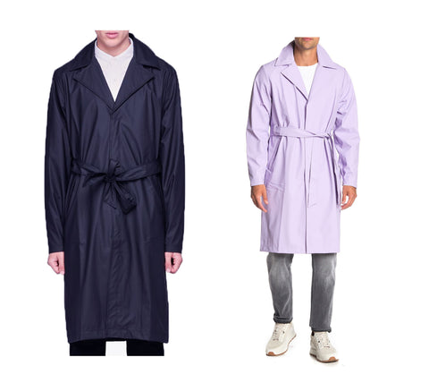 RAINS Unisex Overcoat Raincoat #1255 $135 NWT