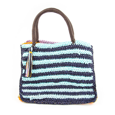 Roberta Roller Rabbit Women's Silk Raffia Hanai Tote One Size Multicolor