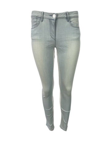 3X1 Women's Bleach White Skinny Mid Rise Contrast Jeans #221 NWT