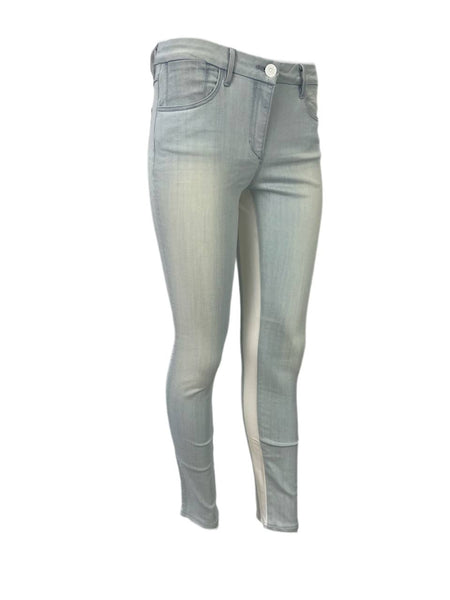 3X1 Women's Bleach White Skinny Mid Rise Contrast Jeans #221 NWT