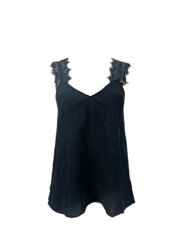 CAMI Women's Black Casual Sleeveless Top #282 XS NWT