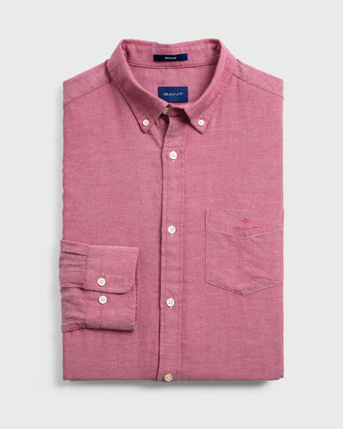 GANT Mahogny Red Windblown Flannel Button Down Shirt 3021330 Size M NWT