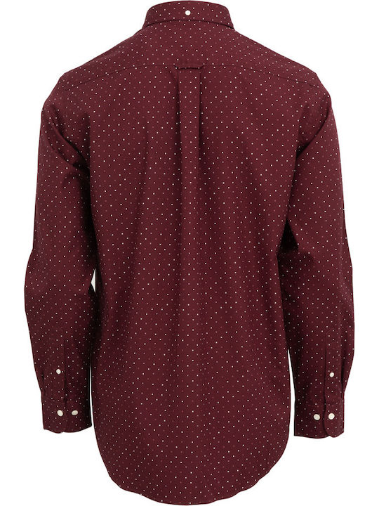 GANT Port Red Micro Polka Dot Button Down Shirt 3005970 Size M NWT