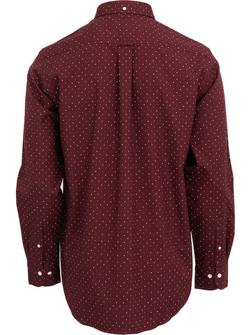 GANT Port Red Micro Polka Dot Button Down Shirt 3005970 Size M NWT
