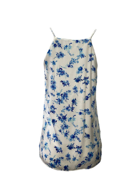 CAMI Women's White Floral Cut Out Top #332 M NWT