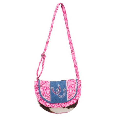 Children's Horseshoe Sparkle Crossover Bag 8" by Douglas