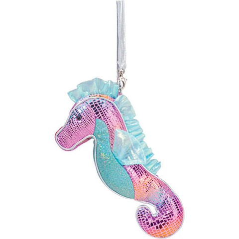 DOUGLAS Cuddle Toys Glitzy Seahorse Sillo-ette Coin Purse - 5562 NEW