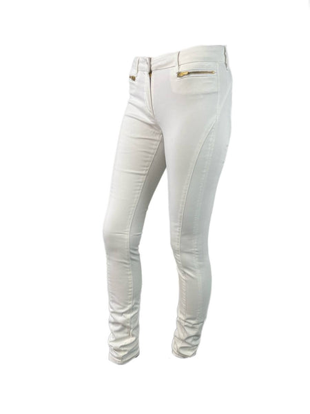 3X1 Women's White Mid Rise Zip Skinny Jeans #570 NWOTT