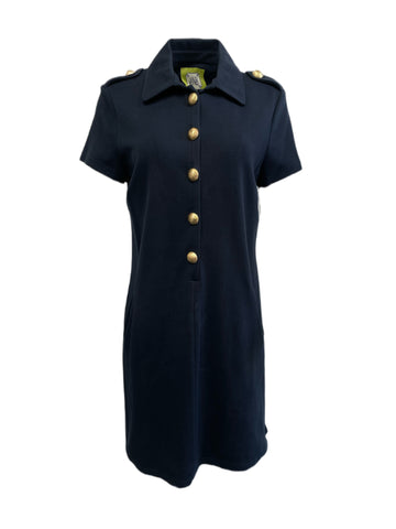 ELIZABETH MCKAY Women's Navy Annapolis Dress #7064 NWT