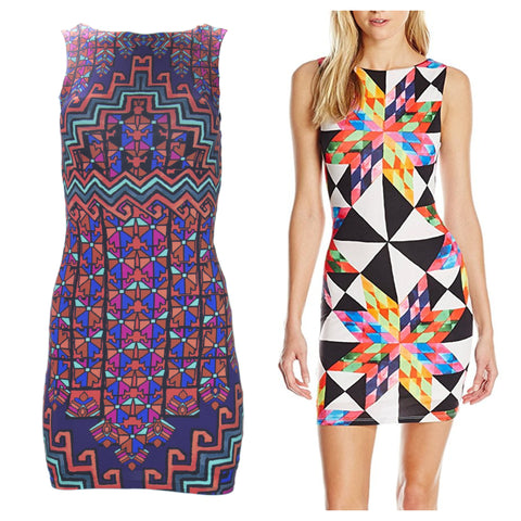 MARA HOFFMAN Cut-out Back Fitted Mini Dress 86800 $231 NEW