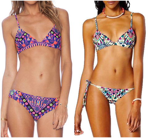 MARA HOFFMAN Triangle Bralette Bikini Top 8834 $88 NEW