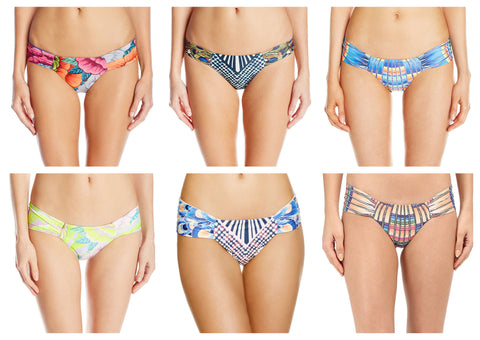 MARA HOFFMAN Side Ruched Bikini Bottoms 91750 $115 NEW