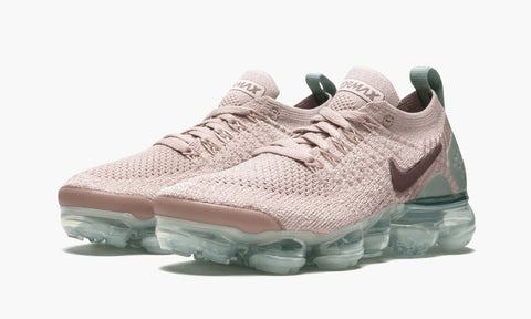 NIKE Women's Particle Beige/Smokey Mauve Vapormax Flyknit 2 #942843-203 NEW