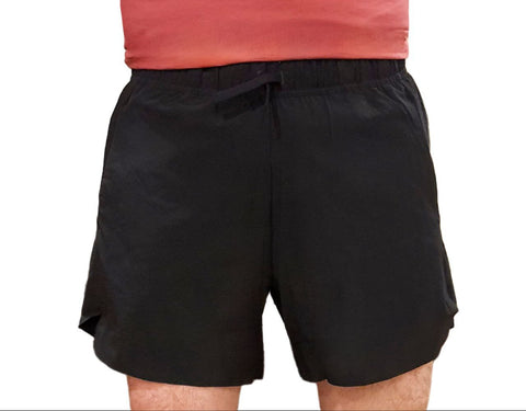 LNDR Men's Black Classic Fit Mid Rise Run Short #MAT0013 NWT