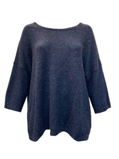 Marina Rinaldi Women's Black Adesso Pullover Sweater NWT