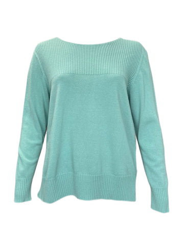 Marina Rinaldi Women's Green Adottare Knitted Sweater NWT