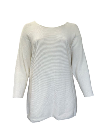 Marina Rinaldi Women's Beige Adottato Knitted Sweaater Size XL NWT