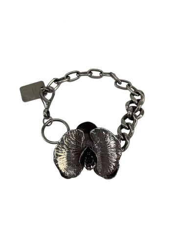 Max Mara Women's Silver Agiate Choker Necklace NWT