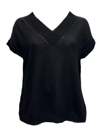 Marina Rinaldi Women's Black Alamaro Sleeveless Sweater NWT
