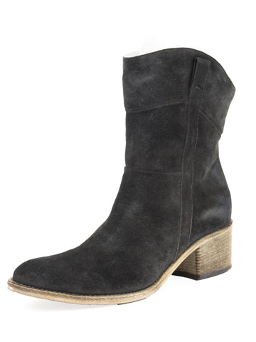 ALBERTO FERMANI Women's Brown Suede Martana Ankle Boots Floor Model