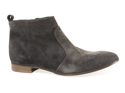 ALBERTO FERMANI Women's Antracite Suede Nolita Ankle Boots Floor Model