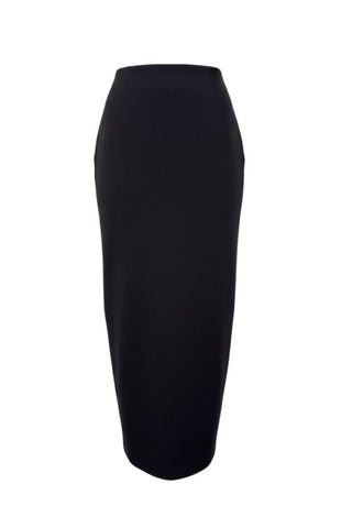 Max Mara Women's Black Alce Zipper Closure Staight Skirt NWT