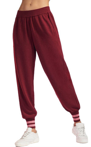 LNDR Women's Berry Knit Merino Wool Arctic Track Pant #KT897 NWT