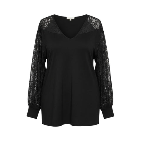 Marina Rinaldi Women's Nero Asia Pullover Sweater NWT