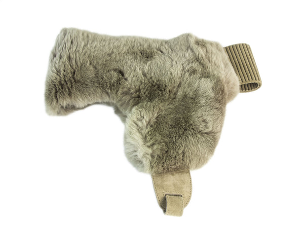 Max Mara Women's Attinia Rabbit Fur Ear Warmer Hat