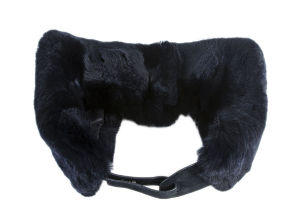 Max Mara Women's Attinia Rabbit Fur Ear Warmer Hat