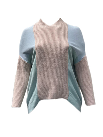Marina Rinaldi Women's Rosa Avvolto Knitted Sweater Size L NWT