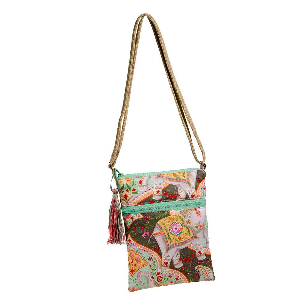 DOUGLAS Cuddle Toys Arabian Elephant Crossbody Bag - 7252 NEW