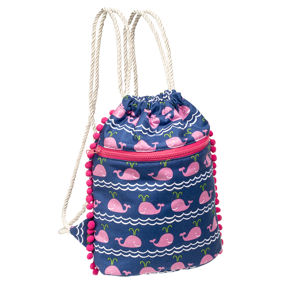 DOUGLAS Cuddle Toys Pink Whale Sak Pak - 7357 NEW