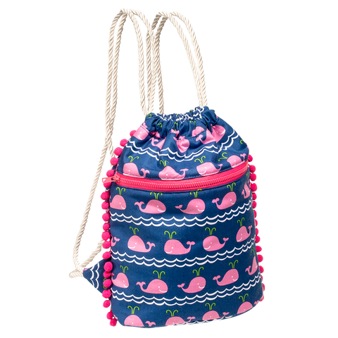 DOUGLAS Cuddle Toys Pink Whale Sak Pak - 7357 NEW