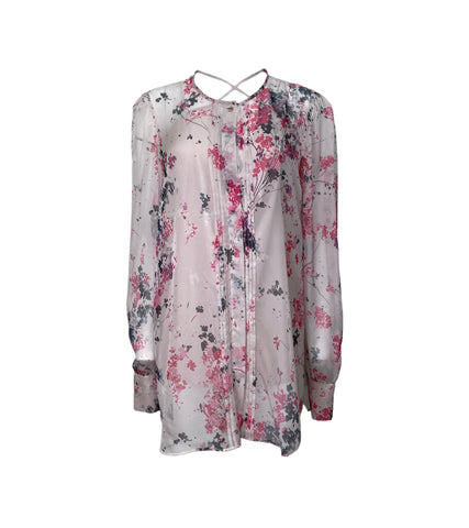 Marina Rinaldi Women's Pink Bamby Button Closure Blouse NWT