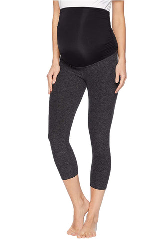 BEYOND YOGA Women's Maternity Leggings, Black/Grey, X-Small