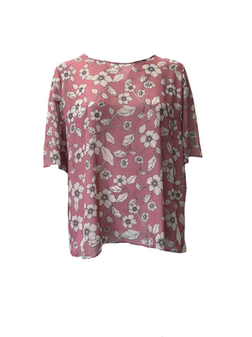 Marina Rinaldi Women's Pink Bill Pullover Blouse NWT