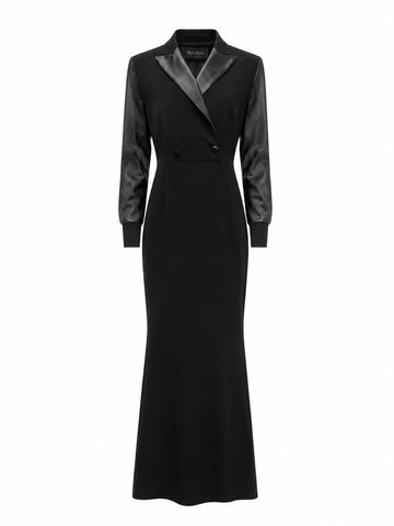 Max Mara Women's Black Bimba Maxi Dress Size 8 NWT
