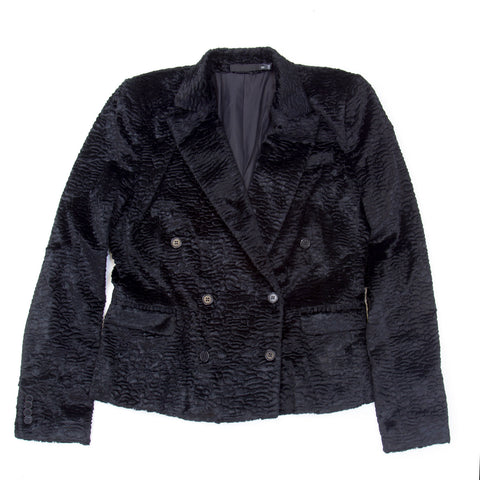 BLK DNM Women's Black Blazer 7 #WBV1901 $600 NWT