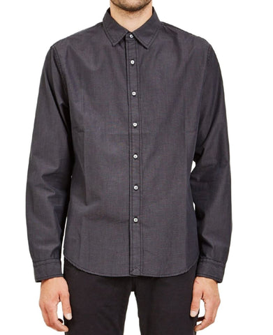 Alex Mill Men's Black End On End School Cotton Button-Up Shirt Small NWT