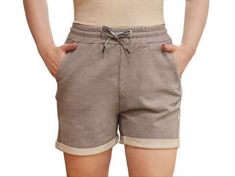 LNDR Women's Grey Marl Brisk Track Short #JS790 NWT