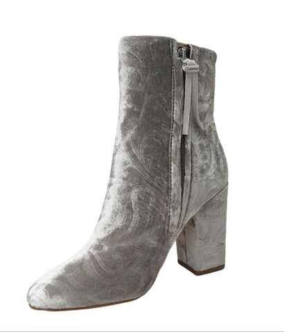 REBECCA MINKOFF Women's Sand Floral Embossed Bryce Booties #M9291007 NWB