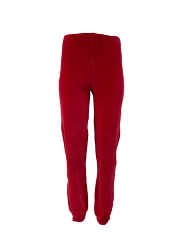 SUZIE KONDI Women's French Red Slim Track Pants #SK1908 Sz Small $195 NWT