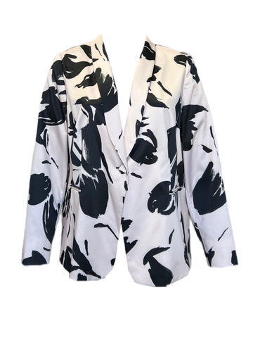 Marina Rinaldi Women's Ivory Cancan Button Closure Jacket NWT