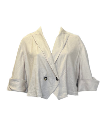 Marina Rinaldi Women's Beige Catania Button Closure Jacket NWT