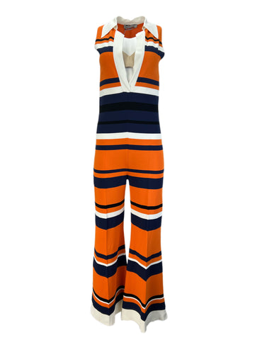 Max Mara Women's Orange Cele Jumpsuit Size S NWT