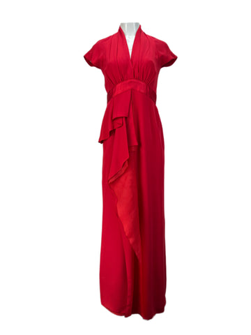 Max Mara Women's Red Cele Maxi Dress Size 4 NWT