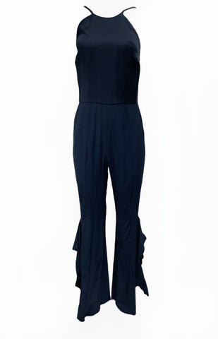 Max Mara Women's Ultramarine Cele Sleeveless Round Neck Jumpsuit NWT